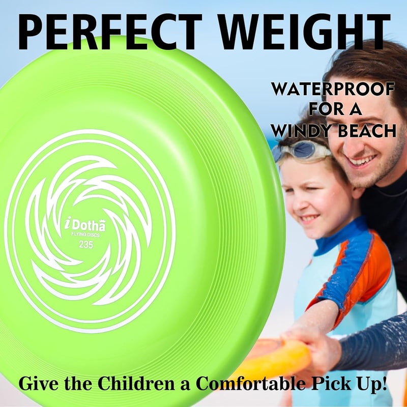 iDotha Sports Flying Disc - Compeition Flying Discs for Beach, Backyard, Lawn, Park, Camping and More - Great for All Ages Outdoor Flying Disc Training - Image 4